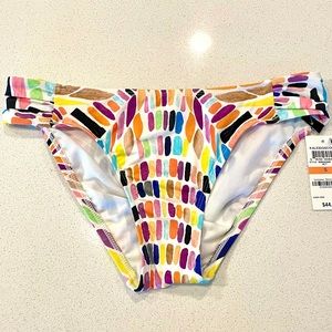 Bar III Bikini Kaleidoscope Colorful Bottoms